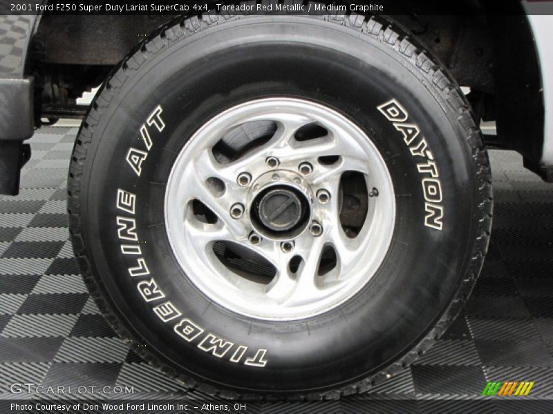 Toreador Red Metallic / Medium Graphite 2001 Ford F250 Super Duty Lariat SuperCab 4x4