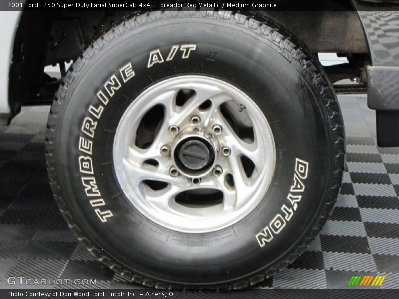Toreador Red Metallic / Medium Graphite 2001 Ford F250 Super Duty Lariat SuperCab 4x4