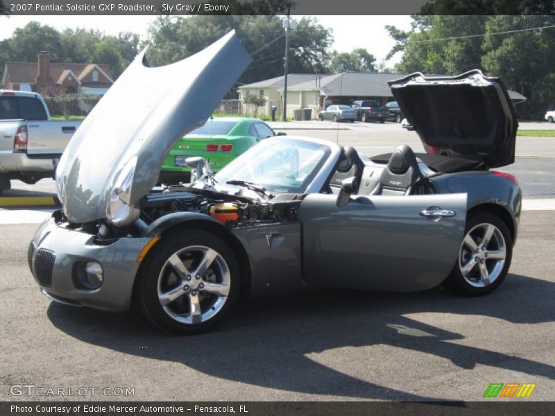 Sly Gray / Ebony 2007 Pontiac Solstice GXP Roadster