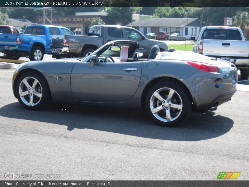 Sly Gray / Ebony 2007 Pontiac Solstice GXP Roadster