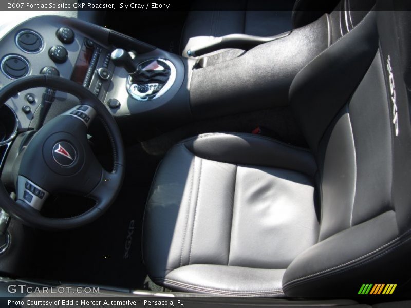 Sly Gray / Ebony 2007 Pontiac Solstice GXP Roadster