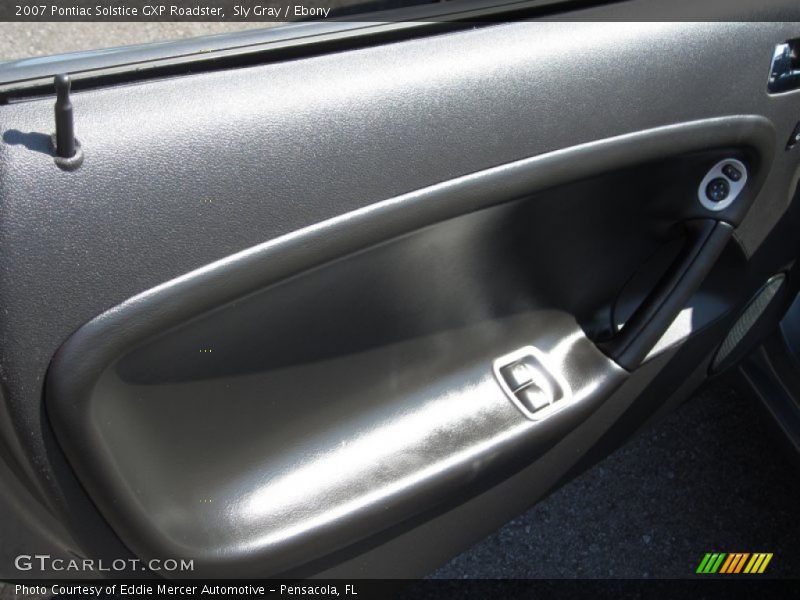 Sly Gray / Ebony 2007 Pontiac Solstice GXP Roadster