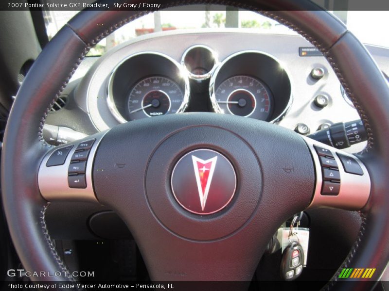 Sly Gray / Ebony 2007 Pontiac Solstice GXP Roadster