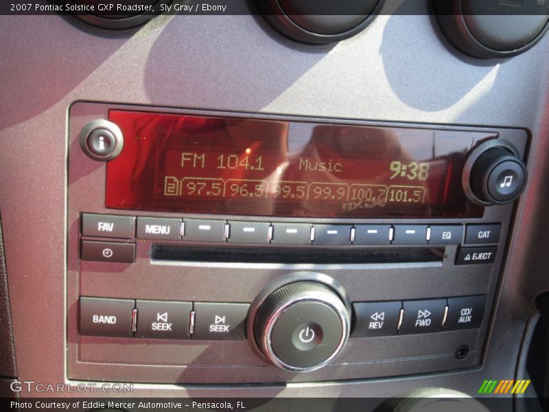 Audio System of 2007 Solstice GXP Roadster