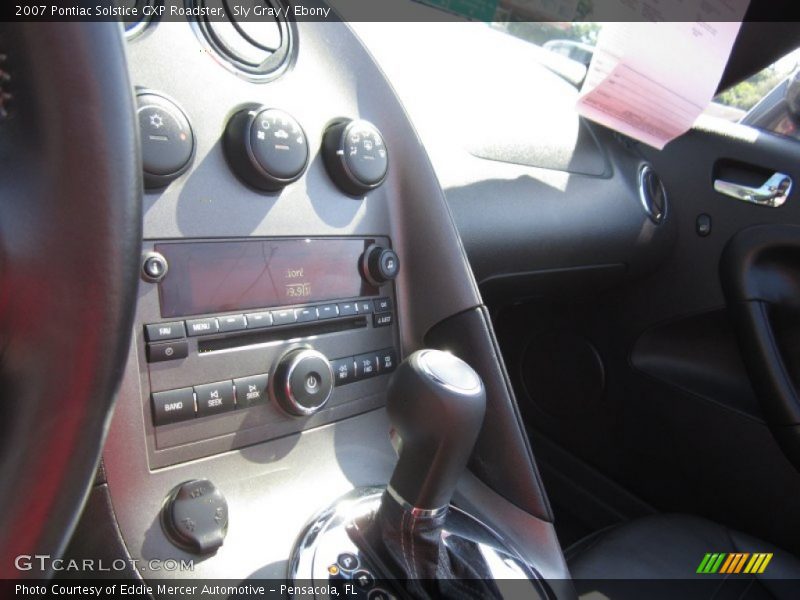 Sly Gray / Ebony 2007 Pontiac Solstice GXP Roadster
