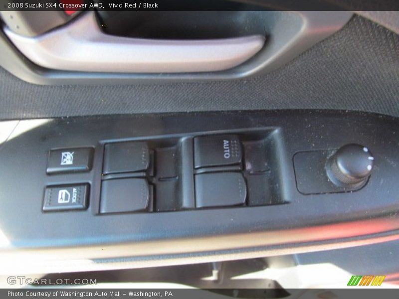 Vivid Red / Black 2008 Suzuki SX4 Crossover AWD