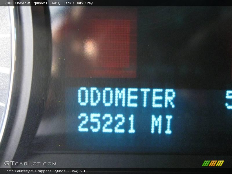 Black / Dark Gray 2008 Chevrolet Equinox LT AWD