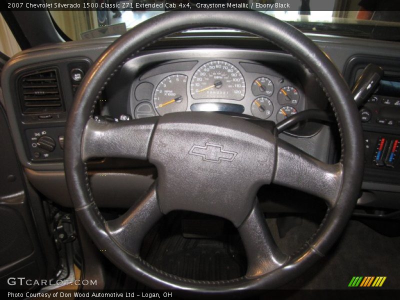 Graystone Metallic / Ebony Black 2007 Chevrolet Silverado 1500 Classic Z71 Extended Cab 4x4