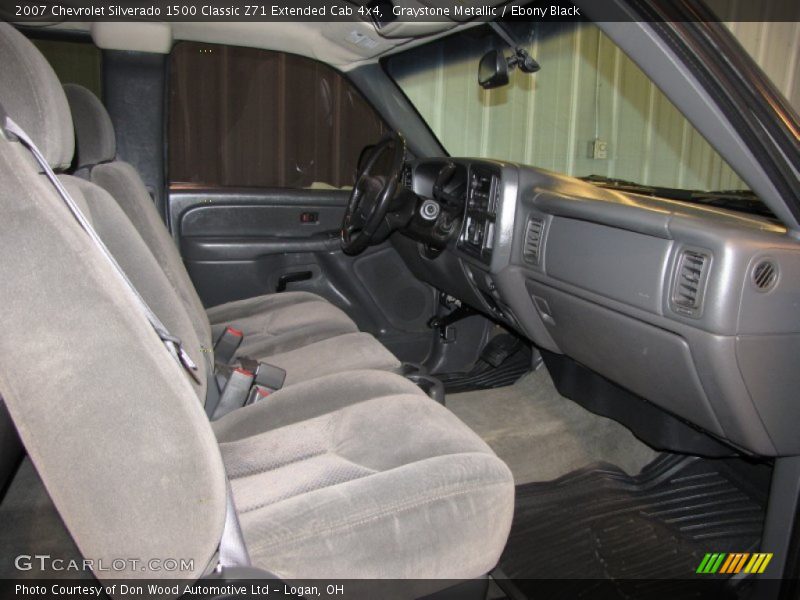 Graystone Metallic / Ebony Black 2007 Chevrolet Silverado 1500 Classic Z71 Extended Cab 4x4