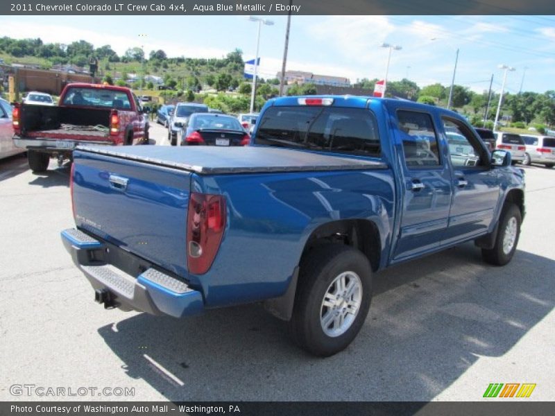 Aqua Blue Metallic / Ebony 2011 Chevrolet Colorado LT Crew Cab 4x4