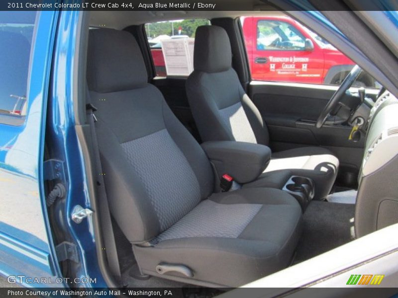 Aqua Blue Metallic / Ebony 2011 Chevrolet Colorado LT Crew Cab 4x4