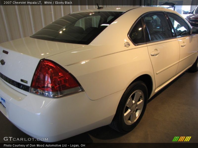 White / Ebony Black 2007 Chevrolet Impala LT