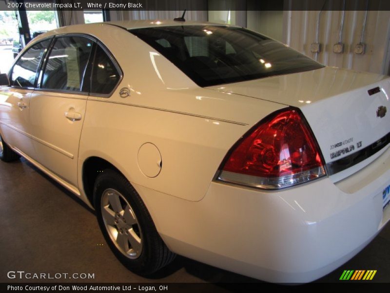 White / Ebony Black 2007 Chevrolet Impala LT