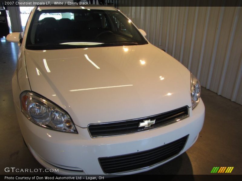White / Ebony Black 2007 Chevrolet Impala LT