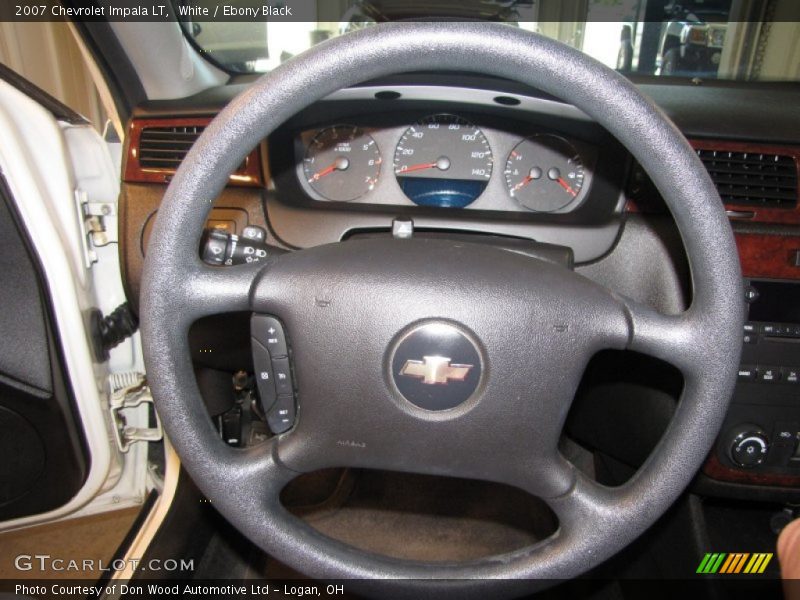 White / Ebony Black 2007 Chevrolet Impala LT