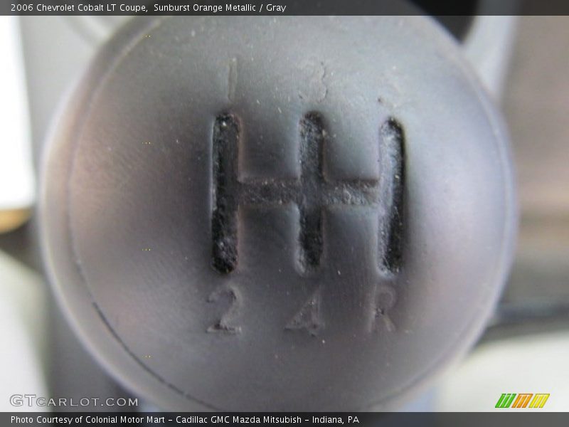 Sunburst Orange Metallic / Gray 2006 Chevrolet Cobalt LT Coupe