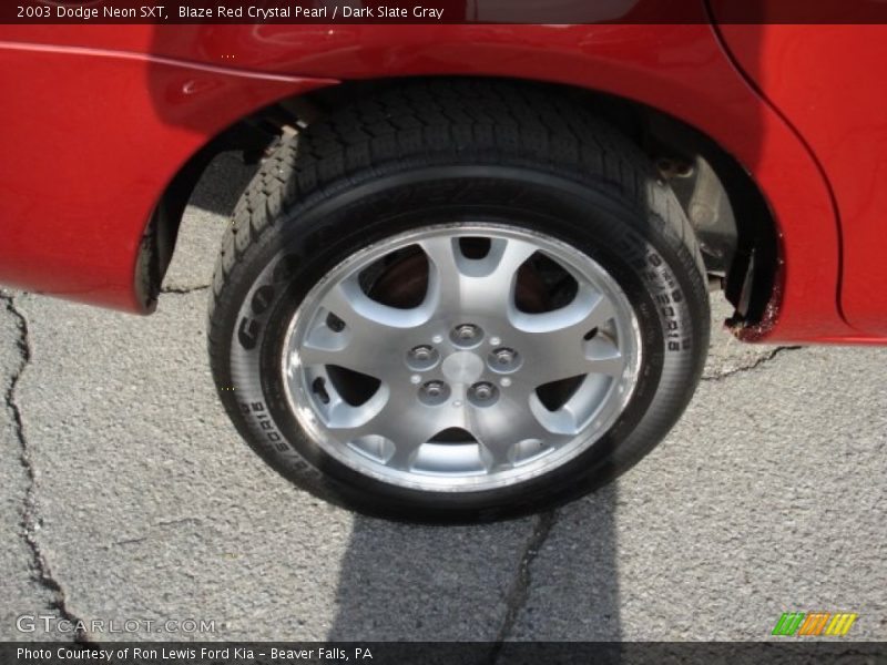 Blaze Red Crystal Pearl / Dark Slate Gray 2003 Dodge Neon SXT
