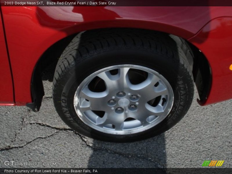 Blaze Red Crystal Pearl / Dark Slate Gray 2003 Dodge Neon SXT
