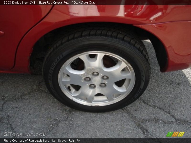 Blaze Red Crystal Pearl / Dark Slate Gray 2003 Dodge Neon SXT