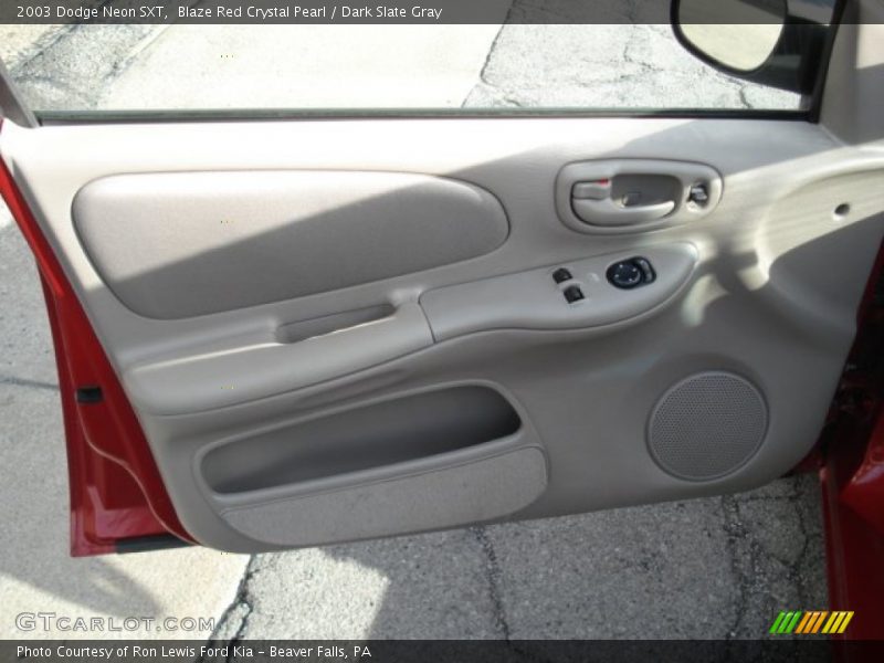 Blaze Red Crystal Pearl / Dark Slate Gray 2003 Dodge Neon SXT