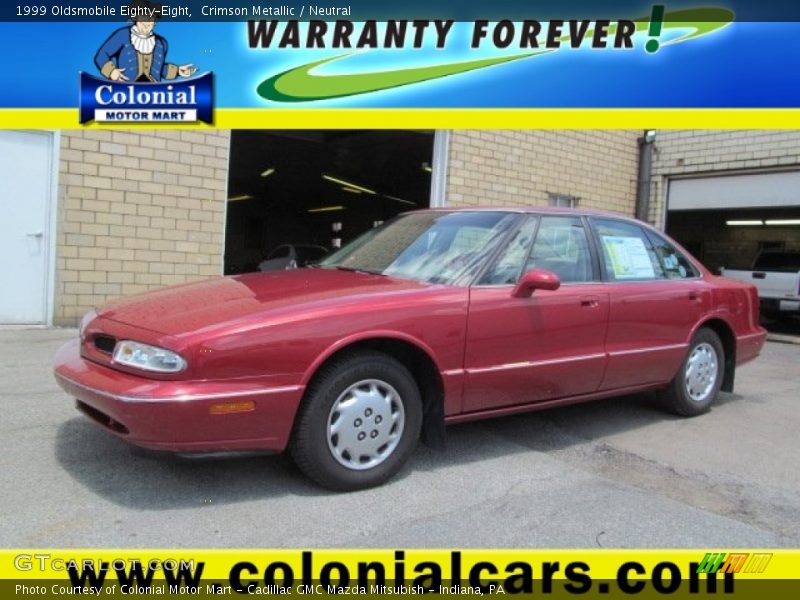 Crimson Metallic / Neutral 1999 Oldsmobile Eighty-Eight