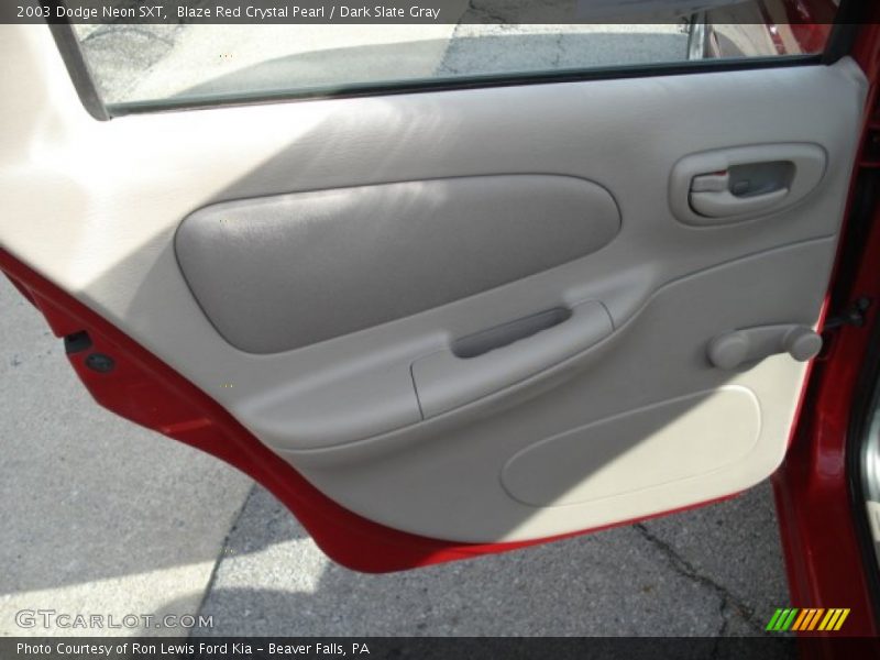 Blaze Red Crystal Pearl / Dark Slate Gray 2003 Dodge Neon SXT