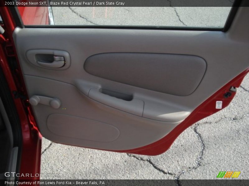 Blaze Red Crystal Pearl / Dark Slate Gray 2003 Dodge Neon SXT