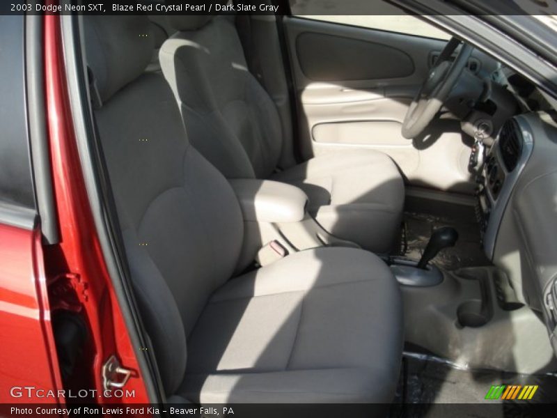 Blaze Red Crystal Pearl / Dark Slate Gray 2003 Dodge Neon SXT