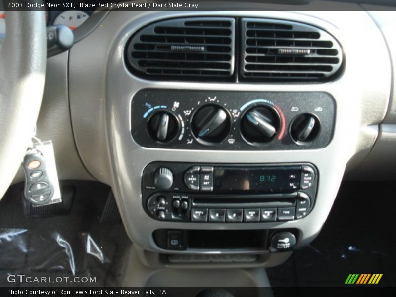 Blaze Red Crystal Pearl / Dark Slate Gray 2003 Dodge Neon SXT