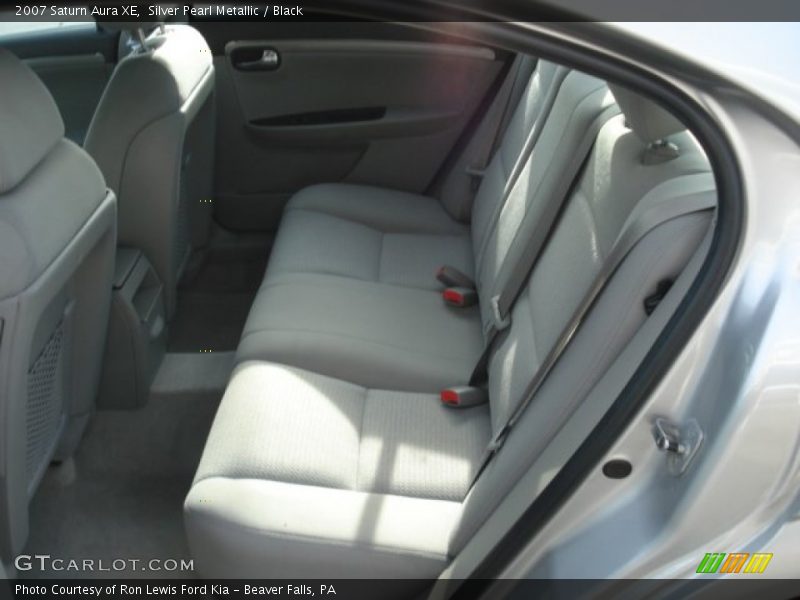 Silver Pearl Metallic / Black 2007 Saturn Aura XE