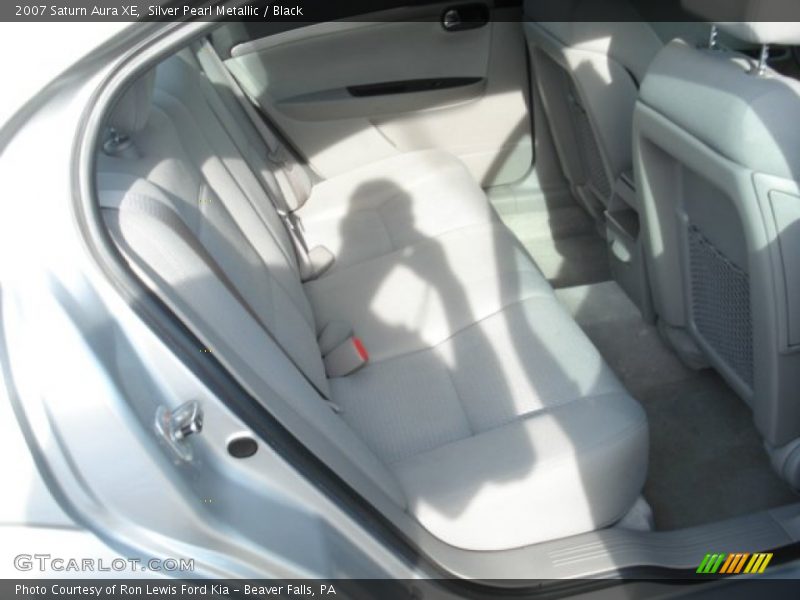 Silver Pearl Metallic / Black 2007 Saturn Aura XE