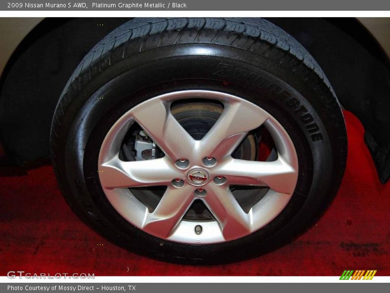 Platinum Graphite Metallic / Black 2009 Nissan Murano S AWD