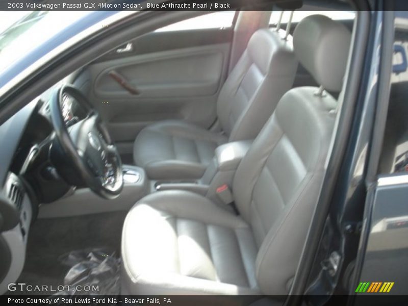 Blue Anthracite Pearl / Black 2003 Volkswagen Passat GLX 4Motion Sedan