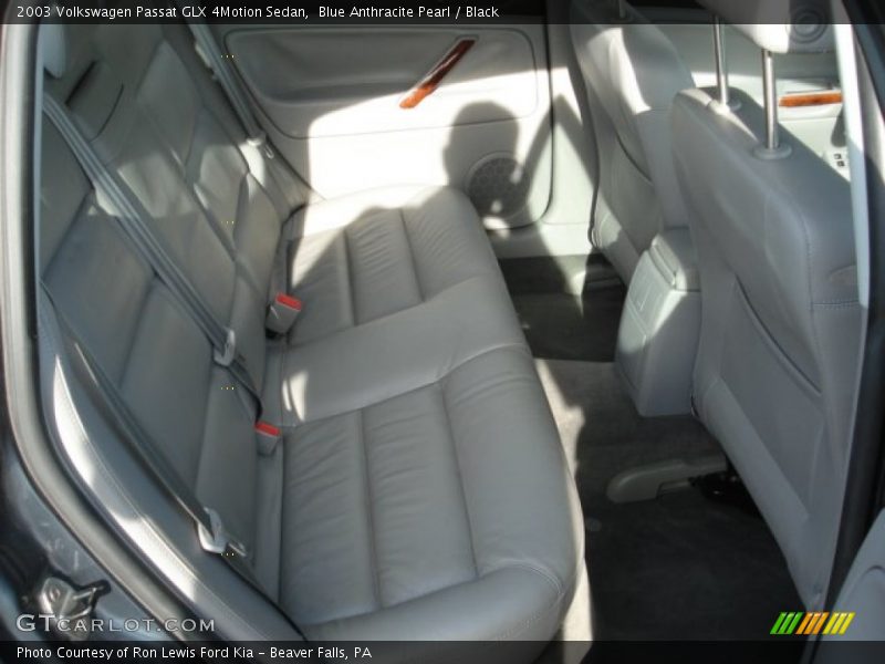 Blue Anthracite Pearl / Black 2003 Volkswagen Passat GLX 4Motion Sedan