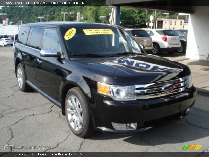 Black / Charcoal Black 2009 Ford Flex Limited AWD