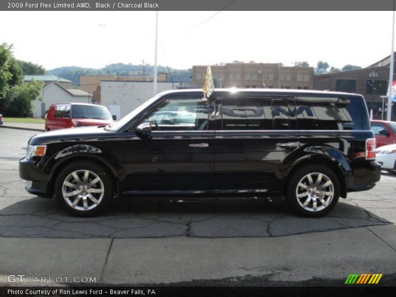 Black / Charcoal Black 2009 Ford Flex Limited AWD