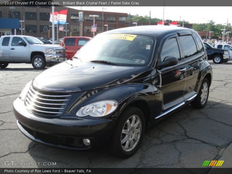 Brilliant Black Crystal Pearl / Pastel Slate Gray 2010 Chrysler PT Cruiser Classic