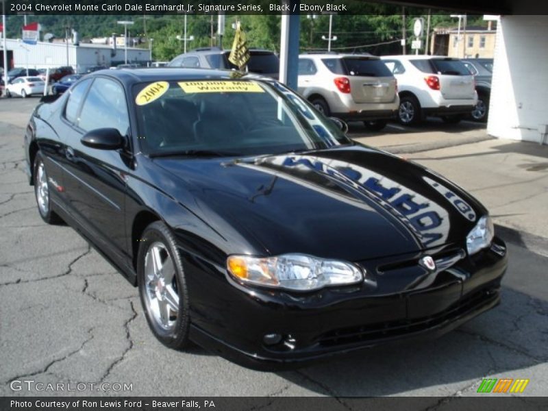 Black / Ebony Black 2004 Chevrolet Monte Carlo Dale Earnhardt Jr. Signature Series