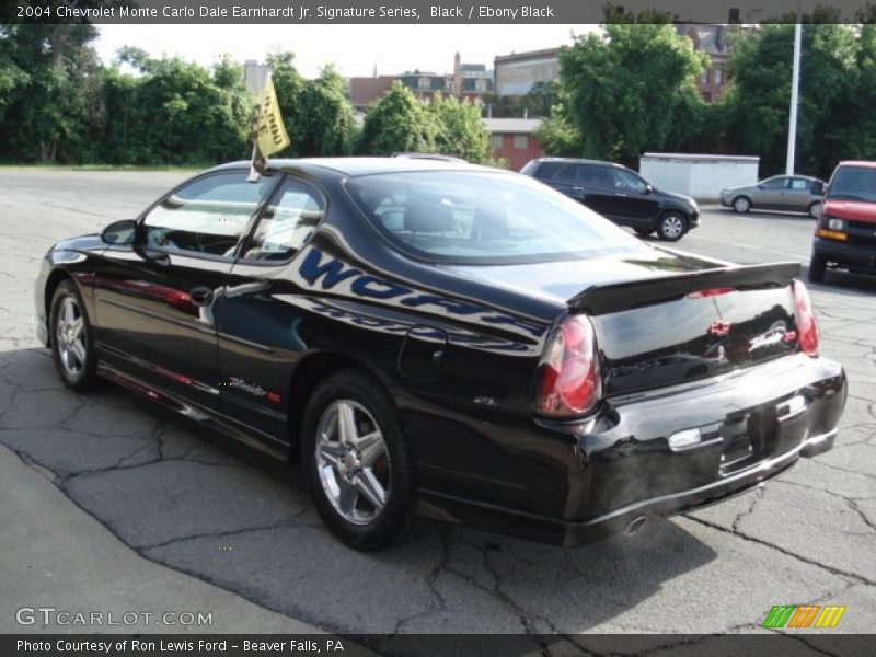 Black / Ebony Black 2004 Chevrolet Monte Carlo Dale Earnhardt Jr. Signature Series