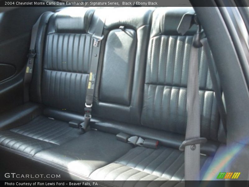 Rear Seat of 2004 Monte Carlo Dale Earnhardt Jr. Signature Series