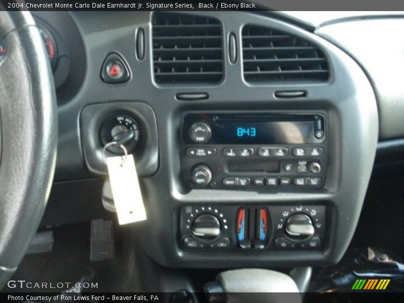 Controls of 2004 Monte Carlo Dale Earnhardt Jr. Signature Series