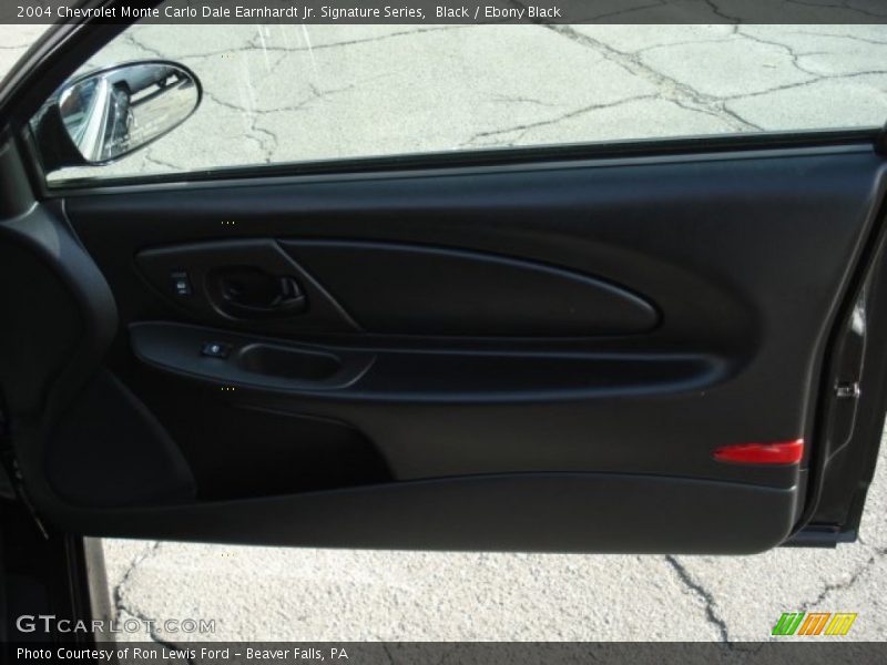 Black / Ebony Black 2004 Chevrolet Monte Carlo Dale Earnhardt Jr. Signature Series