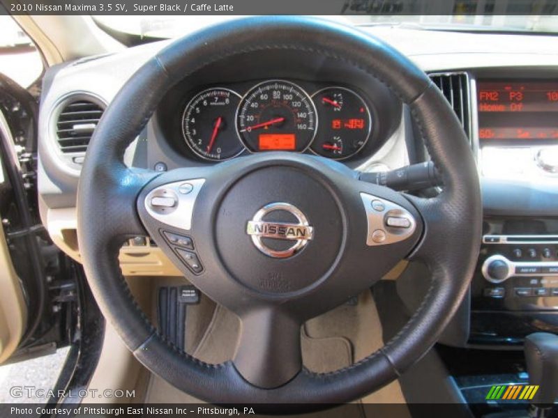 Super Black / Caffe Latte 2010 Nissan Maxima 3.5 SV
