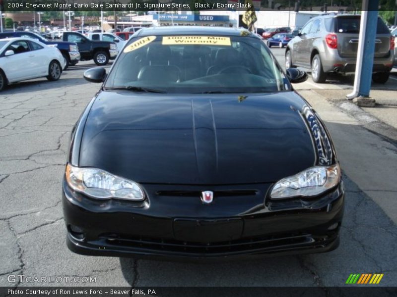 Black / Ebony Black 2004 Chevrolet Monte Carlo Dale Earnhardt Jr. Signature Series