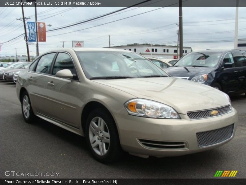 Gold Mist Metallic / Ebony 2012 Chevrolet Impala LT