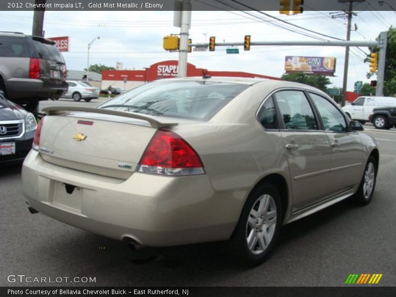 Gold Mist Metallic / Ebony 2012 Chevrolet Impala LT