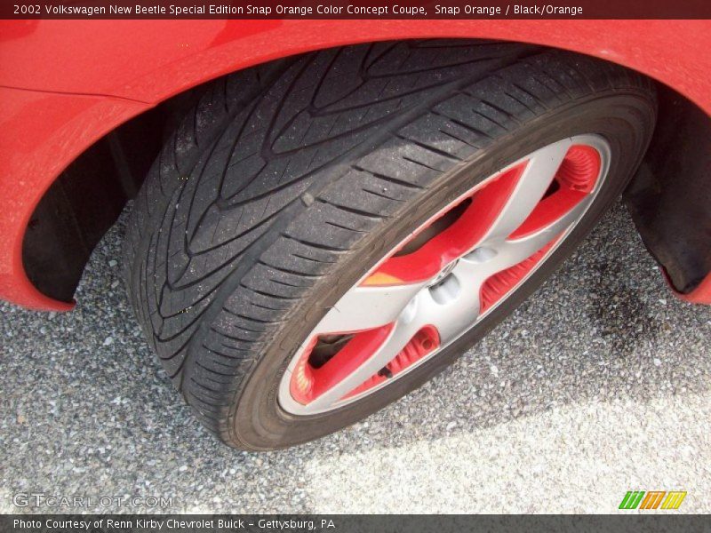 Snap Orange / Black/Orange 2002 Volkswagen New Beetle Special Edition Snap Orange Color Concept Coupe