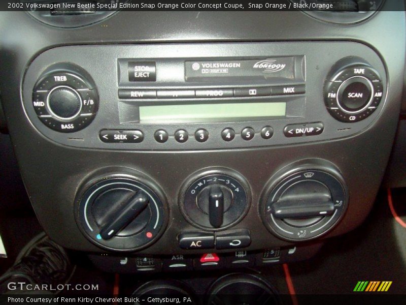 Snap Orange / Black/Orange 2002 Volkswagen New Beetle Special Edition Snap Orange Color Concept Coupe