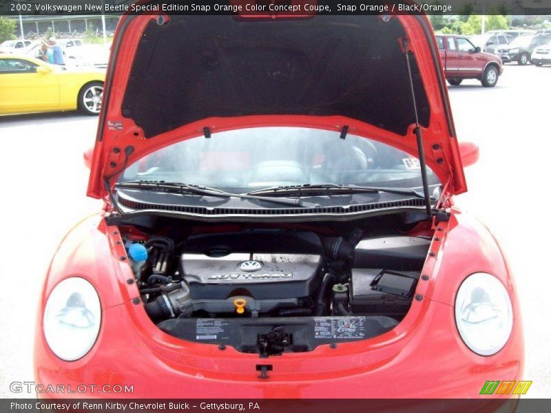 Snap Orange / Black/Orange 2002 Volkswagen New Beetle Special Edition Snap Orange Color Concept Coupe