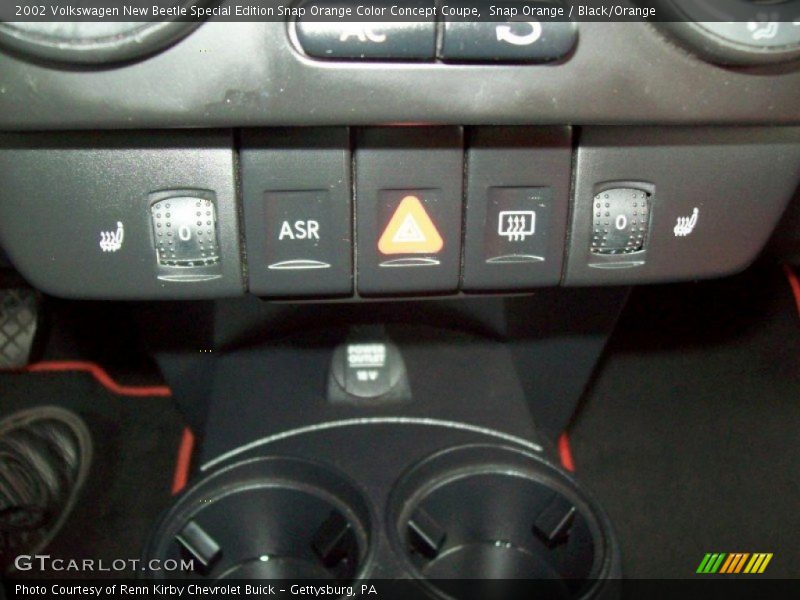 Snap Orange / Black/Orange 2002 Volkswagen New Beetle Special Edition Snap Orange Color Concept Coupe